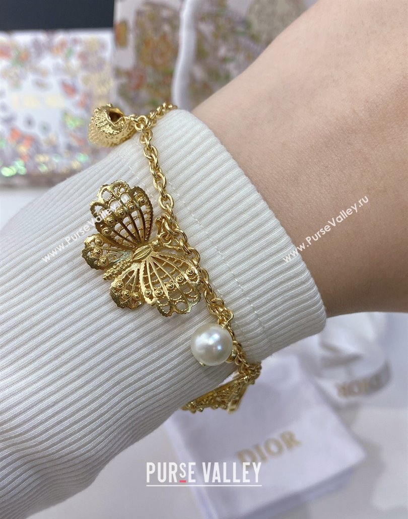 Dior Charm Pendant Bracelet Gold 2025 0113 (YF-250113116)