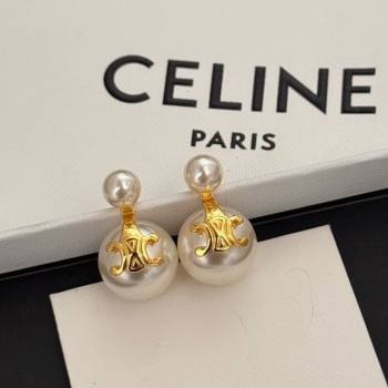 Celine Triomphe Pearls Earrings 2025 0114 (YF-250114037)