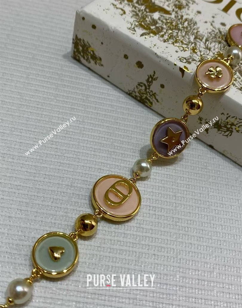 Dior Resin D-Luck Short Necklace 2025 (YF-250113092)