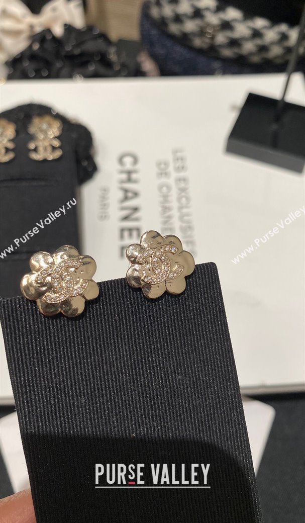 Chanel CC Bloom Stud Earrings 2025 0113 (YF-250114002)