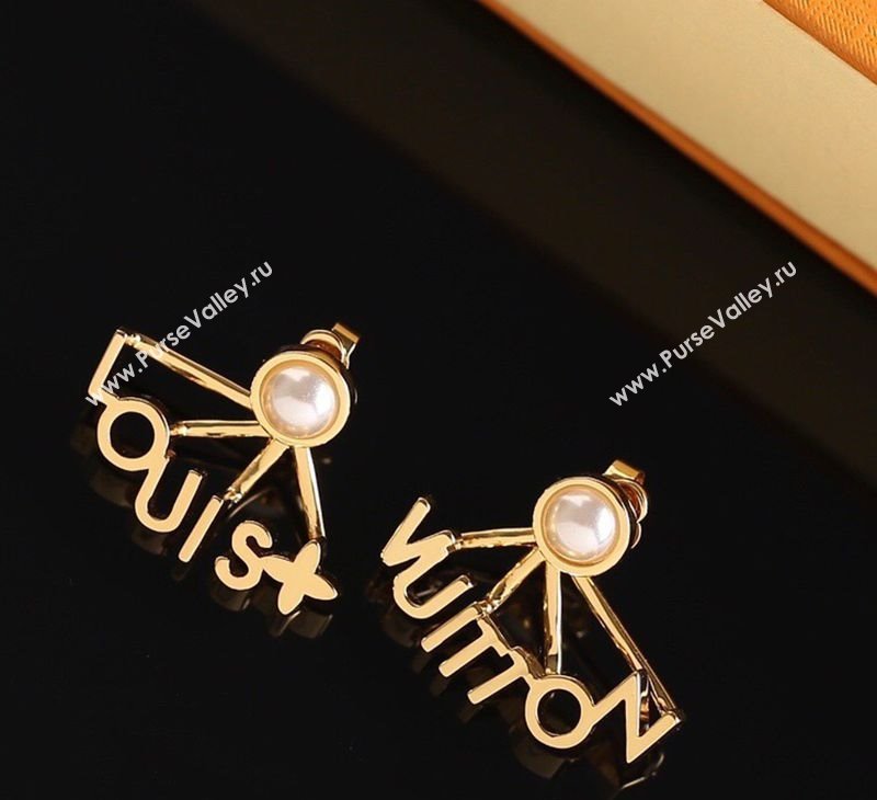 Louis Vuitton Spelling Earrings with Letters 2025 0113 (YF-250113069)
