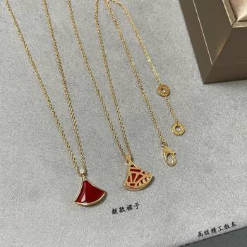 Bvlgari Divas Dream Pendant Necklace Burgundy 2025 0114 (YF-250114061)