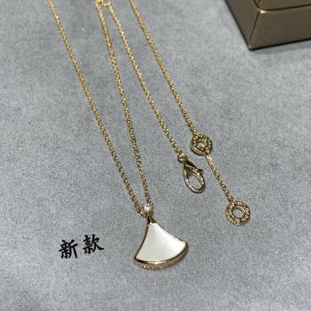 Bvlgari Divas Dream Pendant Necklace White/Gold 2025 0114 (YF-250114062)