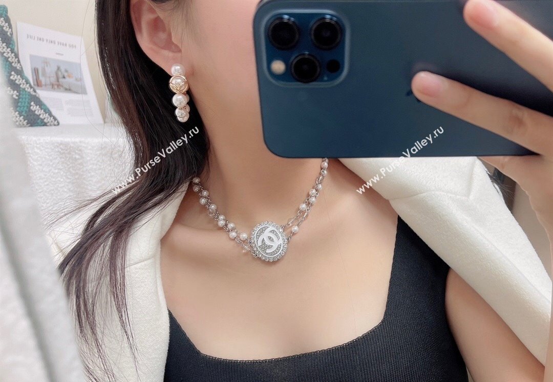 Fendi F Is Fendi Hoop Pearls Earrings 2025 0114 (YF-250114013)