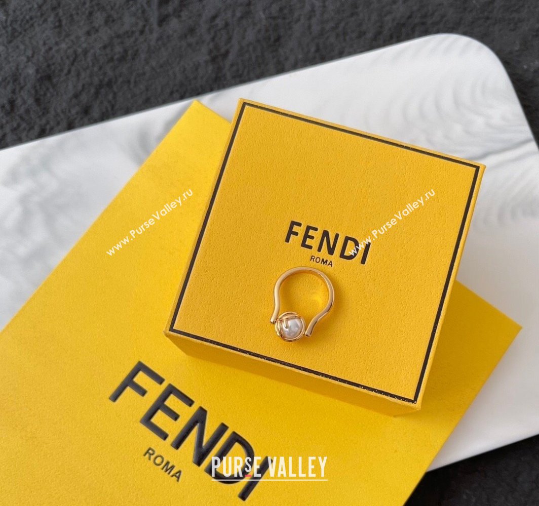 Fendi F Is Fendi Ring with Pearl 2025 0114 (YF-250114016)