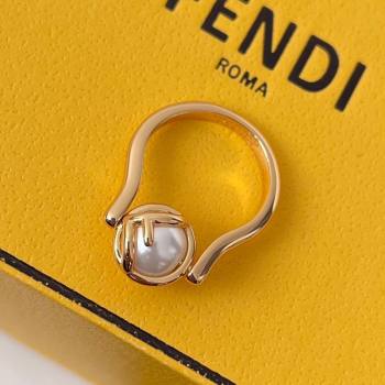 Fendi F Is Fendi Ring with Pearl 2025 0114 (YF-250114016)
