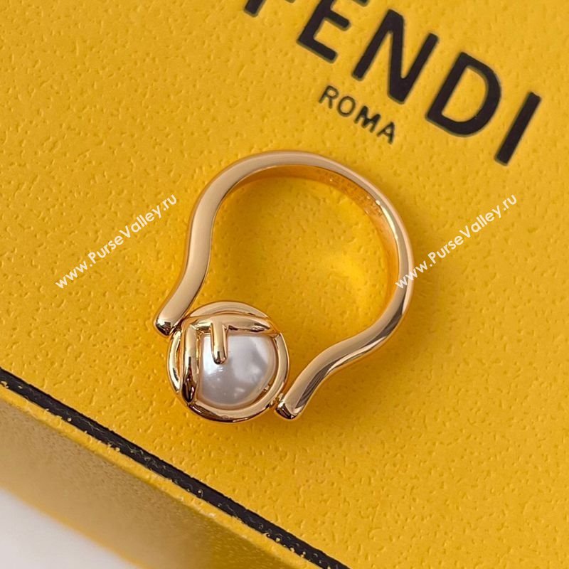 Fendi F Is Fendi Ring with Pearl 2025 0114 (YF-250114016)
