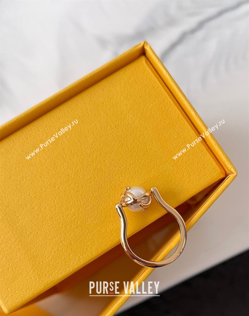 Fendi F Is Fendi Ring with Pearl 2025 0114 (YF-250114016)