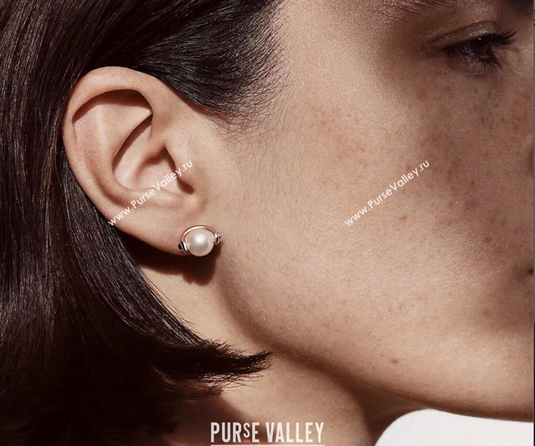 Hermes Pearl Studs Earrings 2025 0726 (YF-250726037)