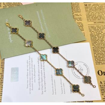 Van Cleef Arpels Alhambra Bracelet - 5 Motifs Grey 2025 0726 (YF-250726111)