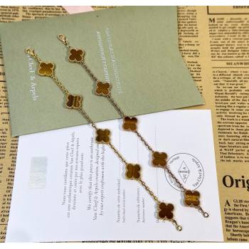 Van Cleef Arpels Alhambra Bracelet - 5 Motifs Amber 2025 0726 (YF-250726112)