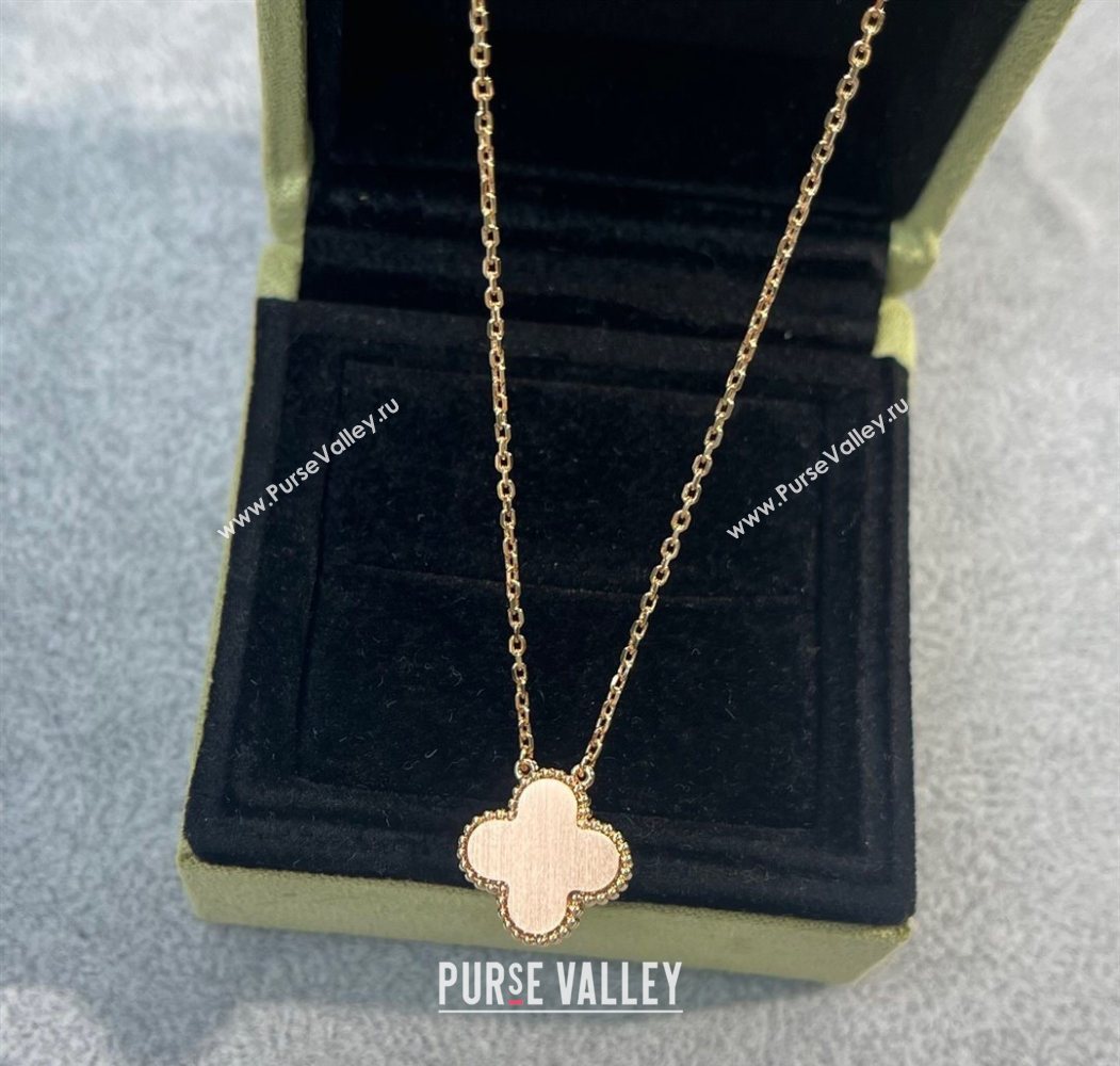 Van Cleef Arpels Alhambra Pendant Necklace with Crystals Charm Peacock Green 2025 0726 (YF-250726074)