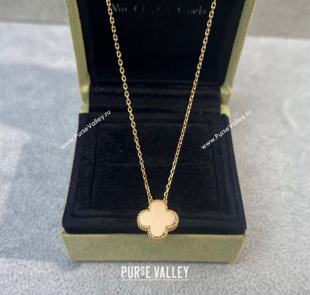 Van Cleef Arpels Alhambra Pendant Necklace with Crystals Charm Red 2025 0726 (YF-250726078)