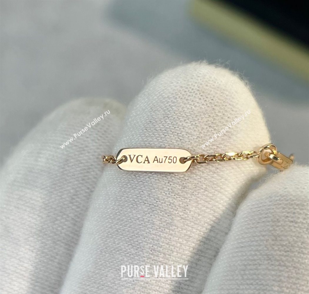 Van Cleef Arpels Alhambra Pendant Necklace Pale Pink/Rose Gold 2025 0726 (YF-250726091)