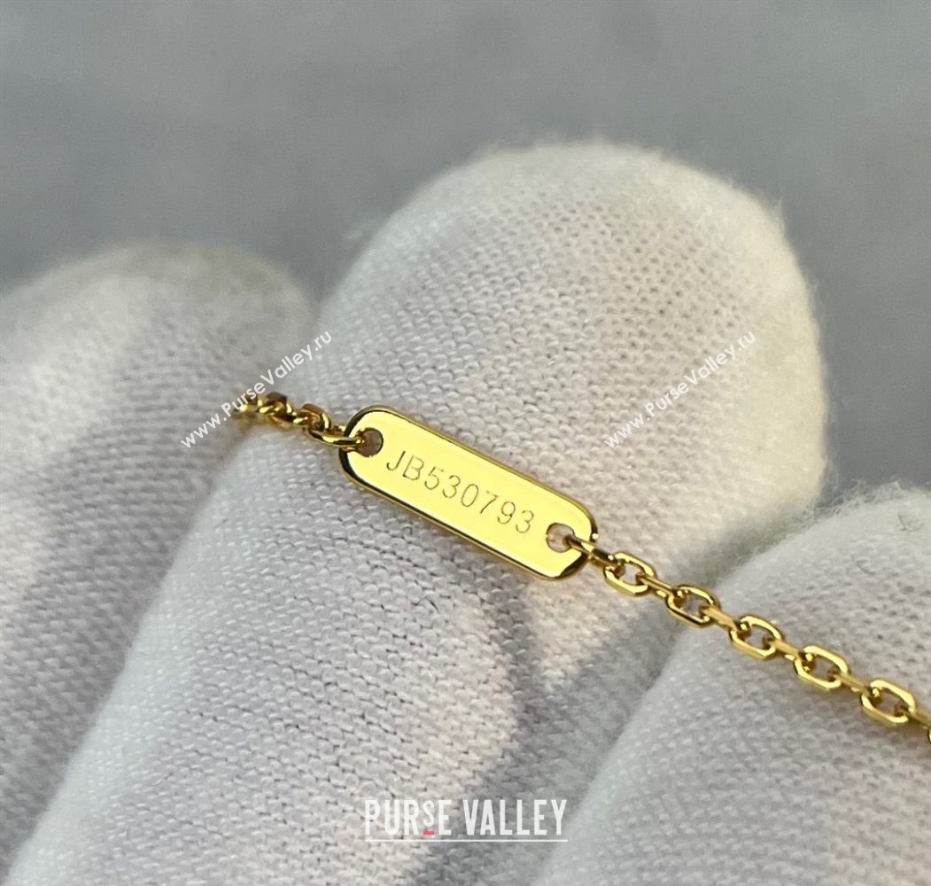 Van Cleef Arpels Alhambra Pendant Necklace Red/Yellow Gold 2025 0726 (YF-250726087)