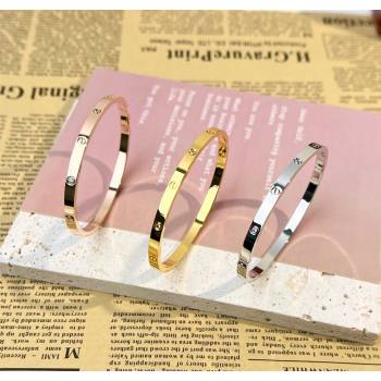 Cartier Narrow Love Bracelet - crystals charm 2025 C072603 (YF-250726096)