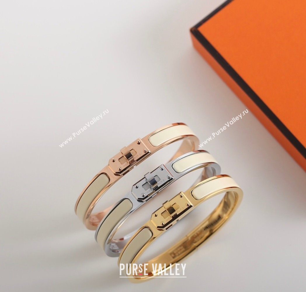 Hermes Mini Clic Kelly bracelet Yellow 05 2025 0726 (YF-250726043)