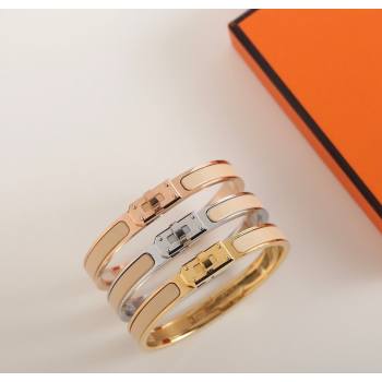 Hermes Mini Clic Kelly bracelet Beige 07 2025 0726 (YF-250726045)