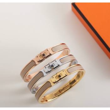 Hermes Mini Clic Kelly bracelet Grey 09 2025 0726 (YF-250726047)