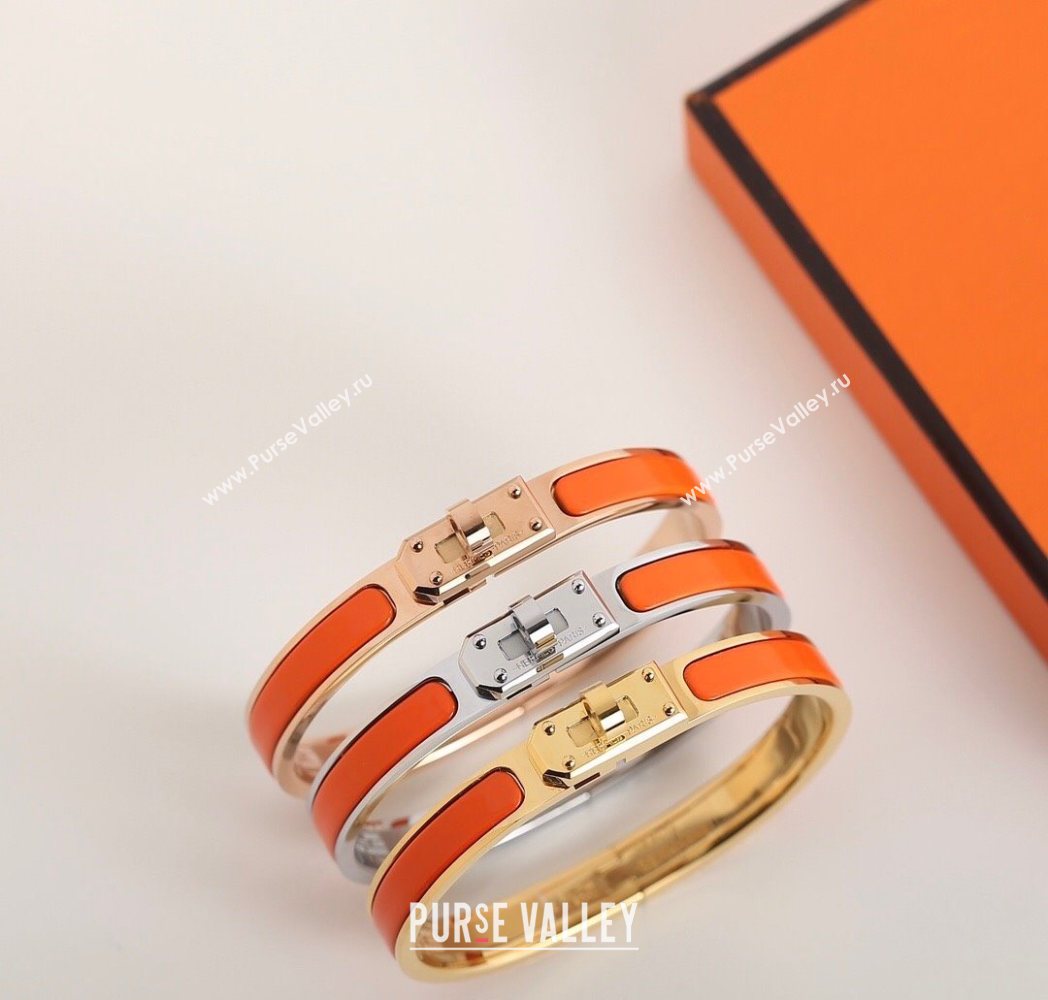 Hermes Mini Clic Kelly bracelet Orange 10 2025 0726 (YF-250726048)