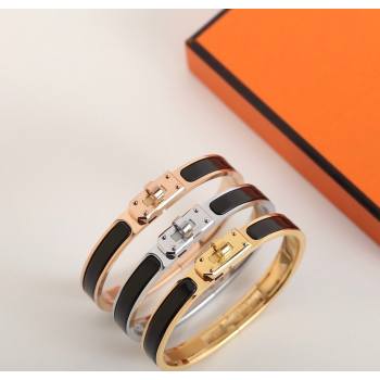 Hermes Mini Clic Kelly bracelet Black 13 2025 0726 (YF-250726051)
