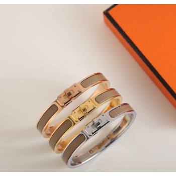 Hermes Mini Clic Kelly bracelet Grey 14 2025 0726 (YF-250726052)