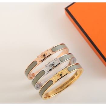 Hermes Mini Clic Kelly bracelet Grey 15 2025 0726 (YF-250726053)