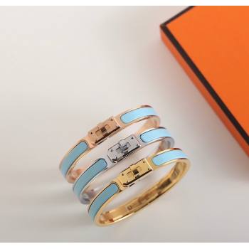 Hermes Mini Clic Kelly bracelet Blue 16 2025 0726 (YF-250726054)