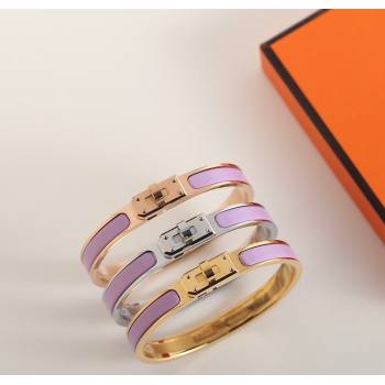 Hermes Mini Clic Kelly bracelet Purple 17 2025 0726 (YF-250726055)