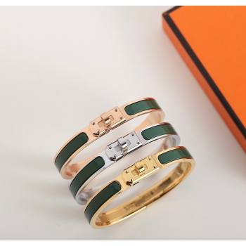 Hermes Mini Clic Kelly bracelet Green 21 2025 0726 (YF-250726059)