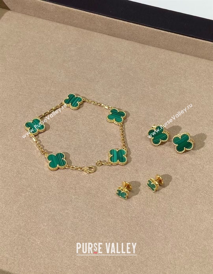 Van Cleef Arpels Alhambra Bvlgari Divas Dream Earring and Necklace Green 2025 (YF-250726115)