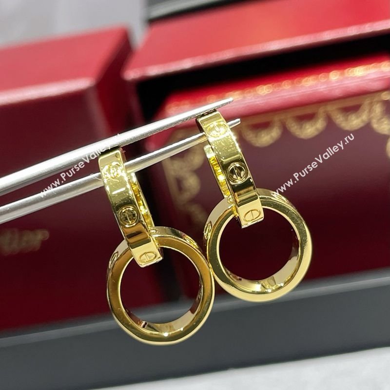 Cartier LOVE earrings - transformable Yellow Gold 2025 0726 (YF-250726024)