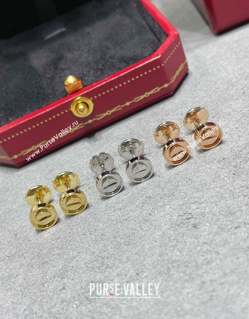 Cartier LOVE Studs Earrings Rose Gold 2025 0726 (YF-250726027)