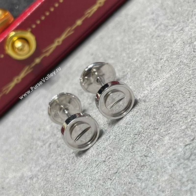 Cartier LOVE Studs Earrings Silver 2025 0726 (YF-250726025)