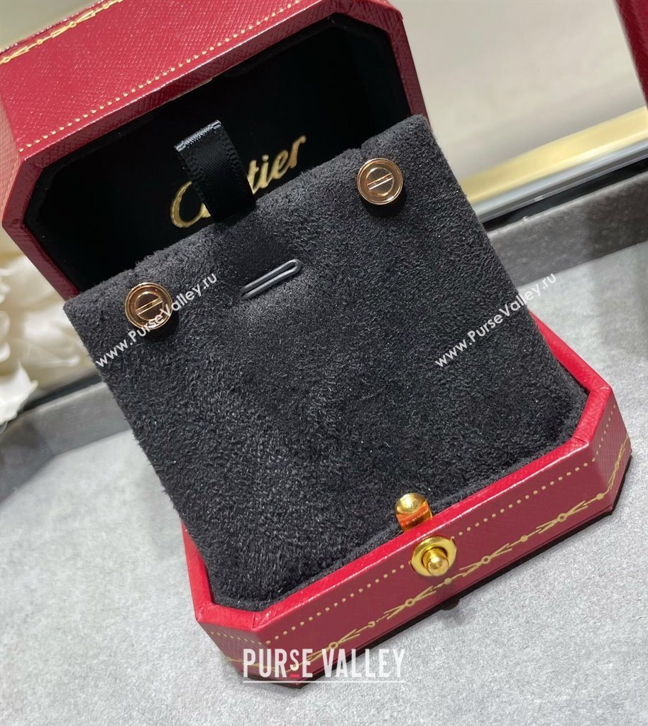 Cartier LOVE Studs Earrings Rose Gold 2025 0726 (YF-250726027)