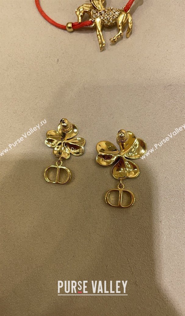 Dior Clover Earrings Green 2026 0321 (YF-260321019)