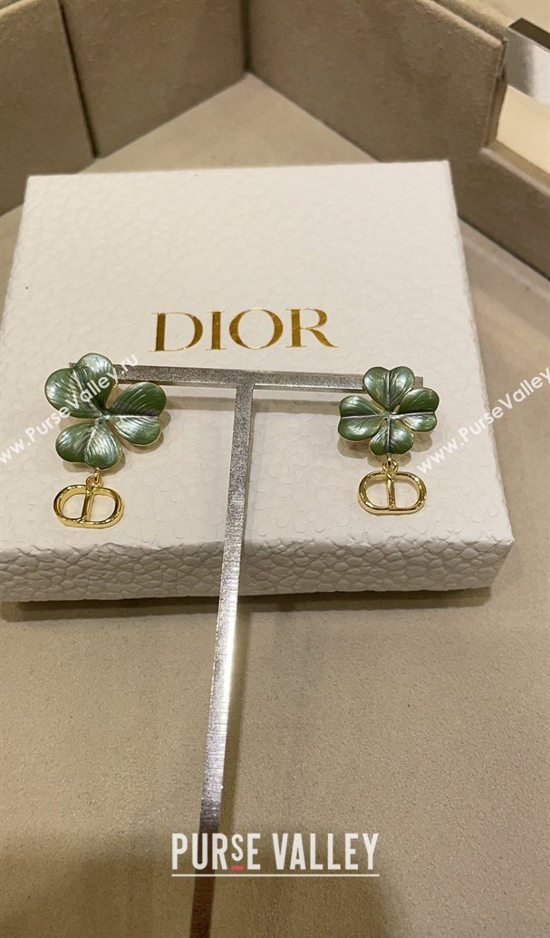 Dior Clover Earrings Green 2026 0321 (YF-260321019)