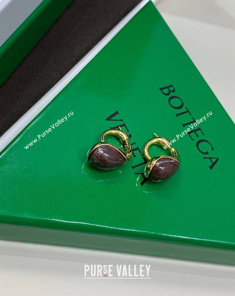 Bottega Veneta Drop Marble Earrings Red 2026 0321 (YF-260321035)