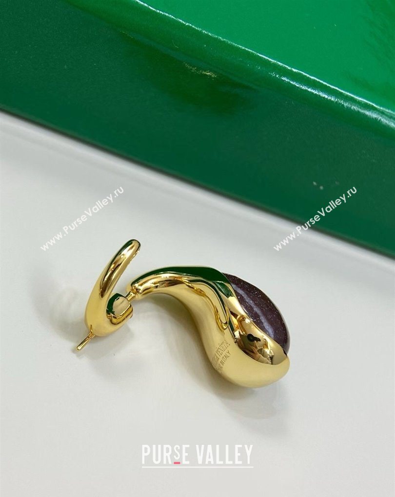 Bottega Veneta Drop Marble Earrings Red 2026 0321 (YF-260321035)