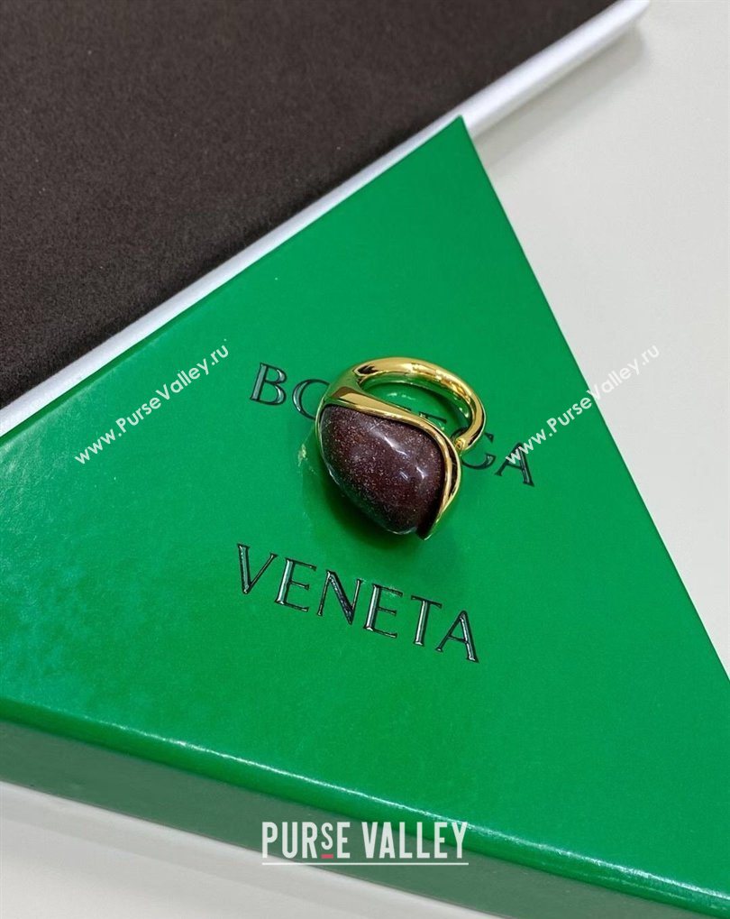 Bottega Veneta Large Drop Marble Finger Ring 2026 0321 (YF-260321036)