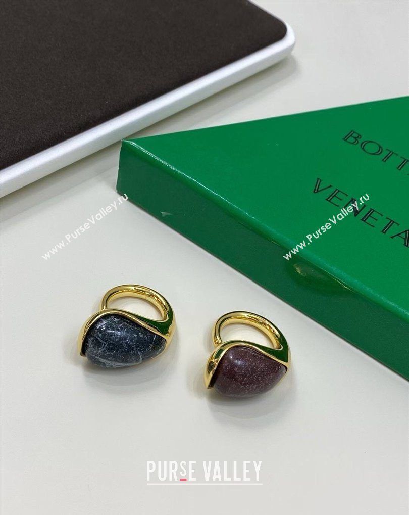 Bottega Veneta Large Drop Marble Finger Ring 2026 0321 (YF-260321036)