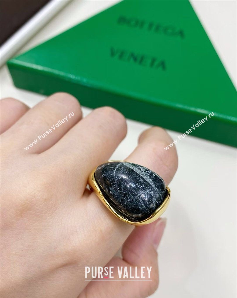 Bottega Veneta Large Drop Marble Finger Ring 2026 0321 (YF-260321036)