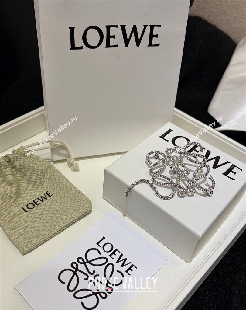 Loewe Anagram Brooch Silver 2026 0321 (YF-260321043)