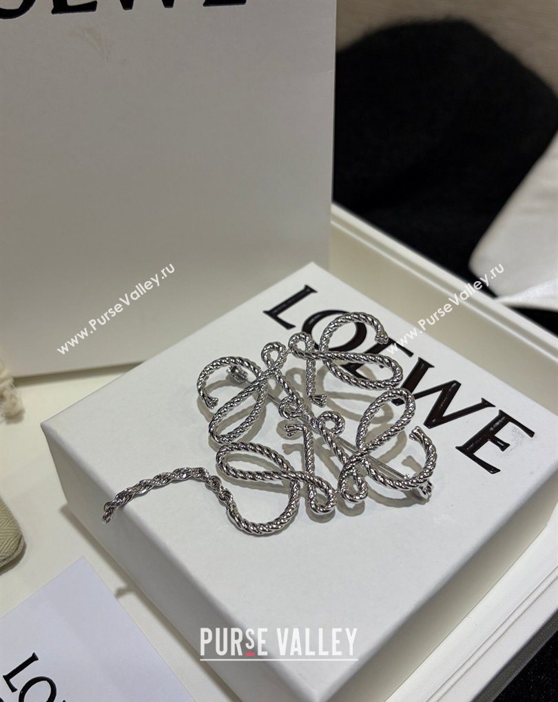 Loewe Anagram Brooch Silver 2026 0321 (YF-260321043)