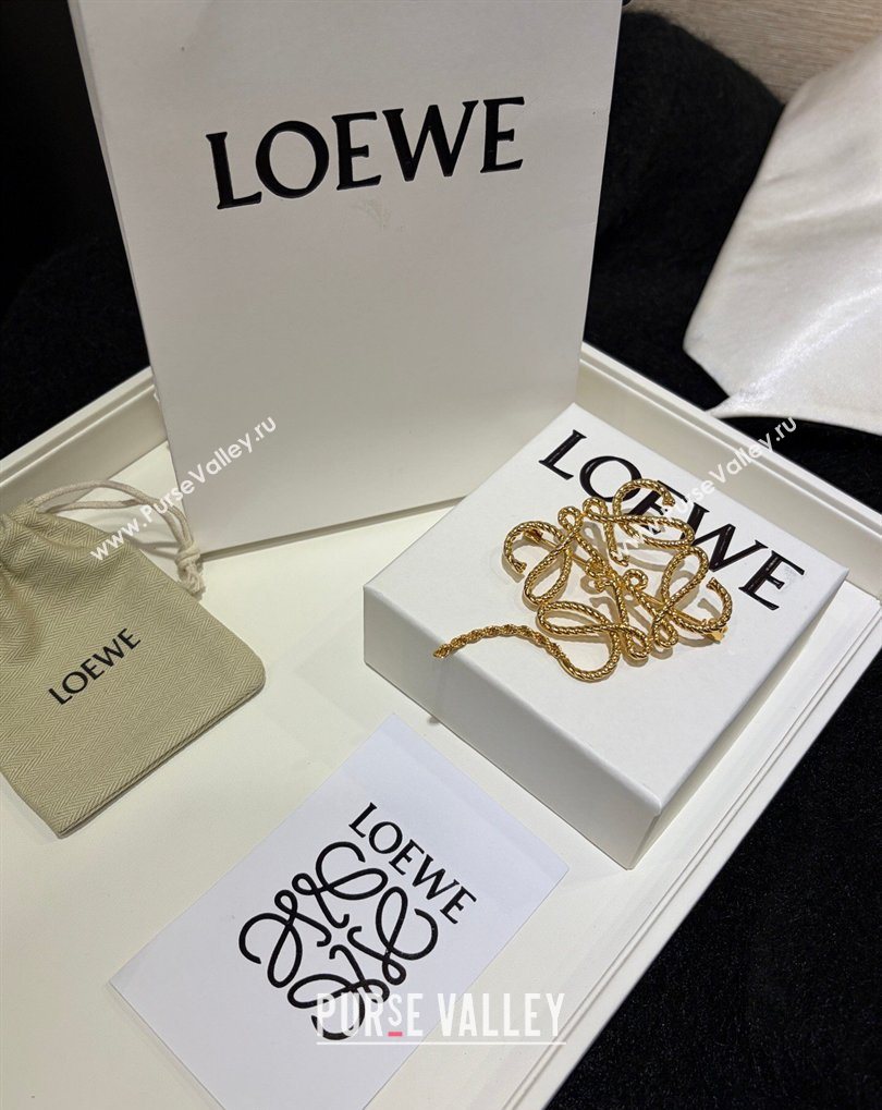 Loewe Anagram Brooch Gold 2026 0321 (YF-260321044)