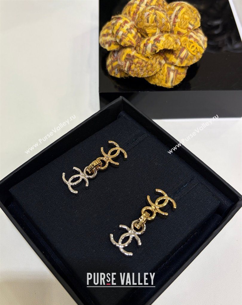 Chanel CC Earrings Silver/Gold 2026 CH032022 (YF-260320099)