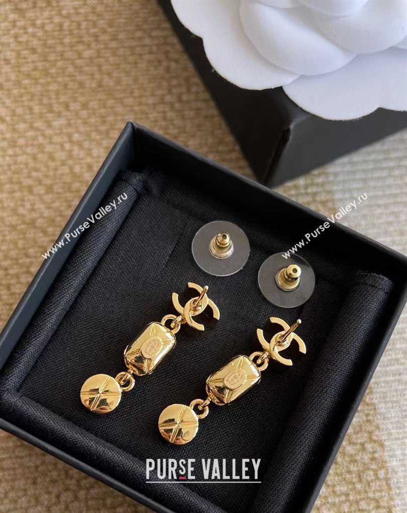 Chanel Short Earrings Strass/Gold 2026 CH032021 (YF-260320098)