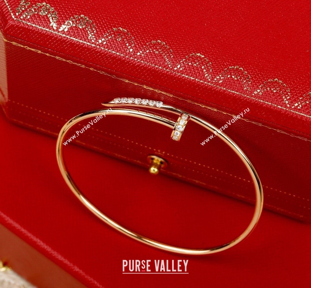 Cartier Juste un Clou Bracelet with Crystal , Small Model Yellow Gold 2026 0321 (YF-260321050)