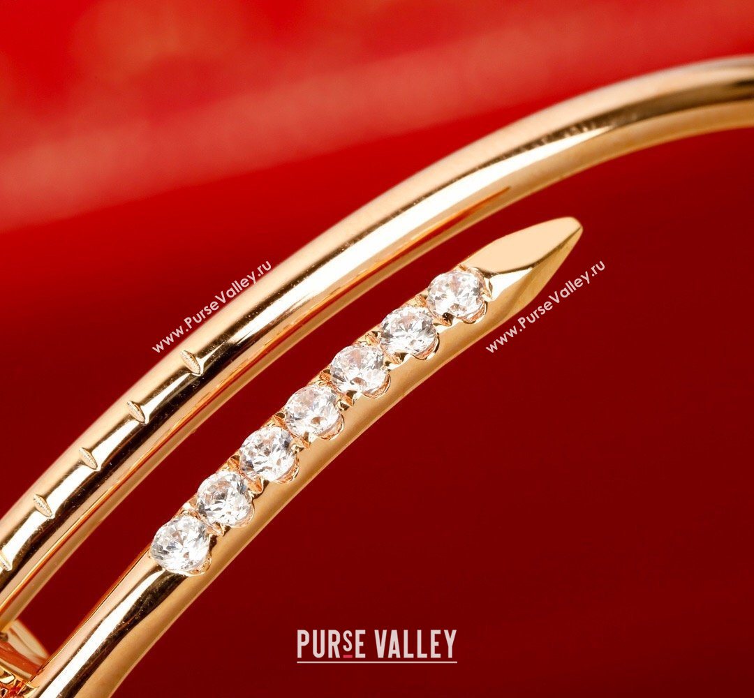 Cartier Juste un Clou Bracelet with Crystal , Small Model Yellow Gold 2026 0321 (YF-260321050)