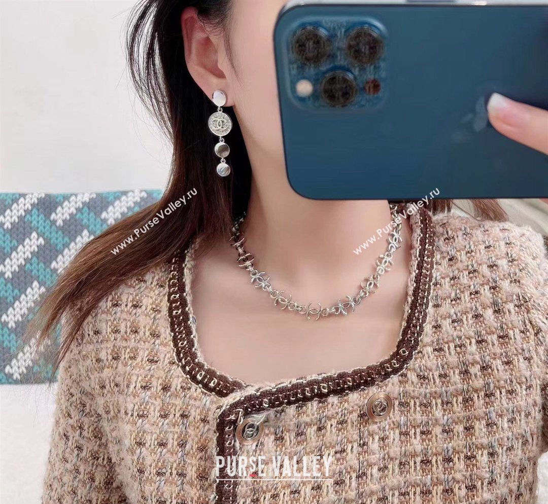 Chanel Silver Short Earrings 2026 CH032026 (YF-260320104)